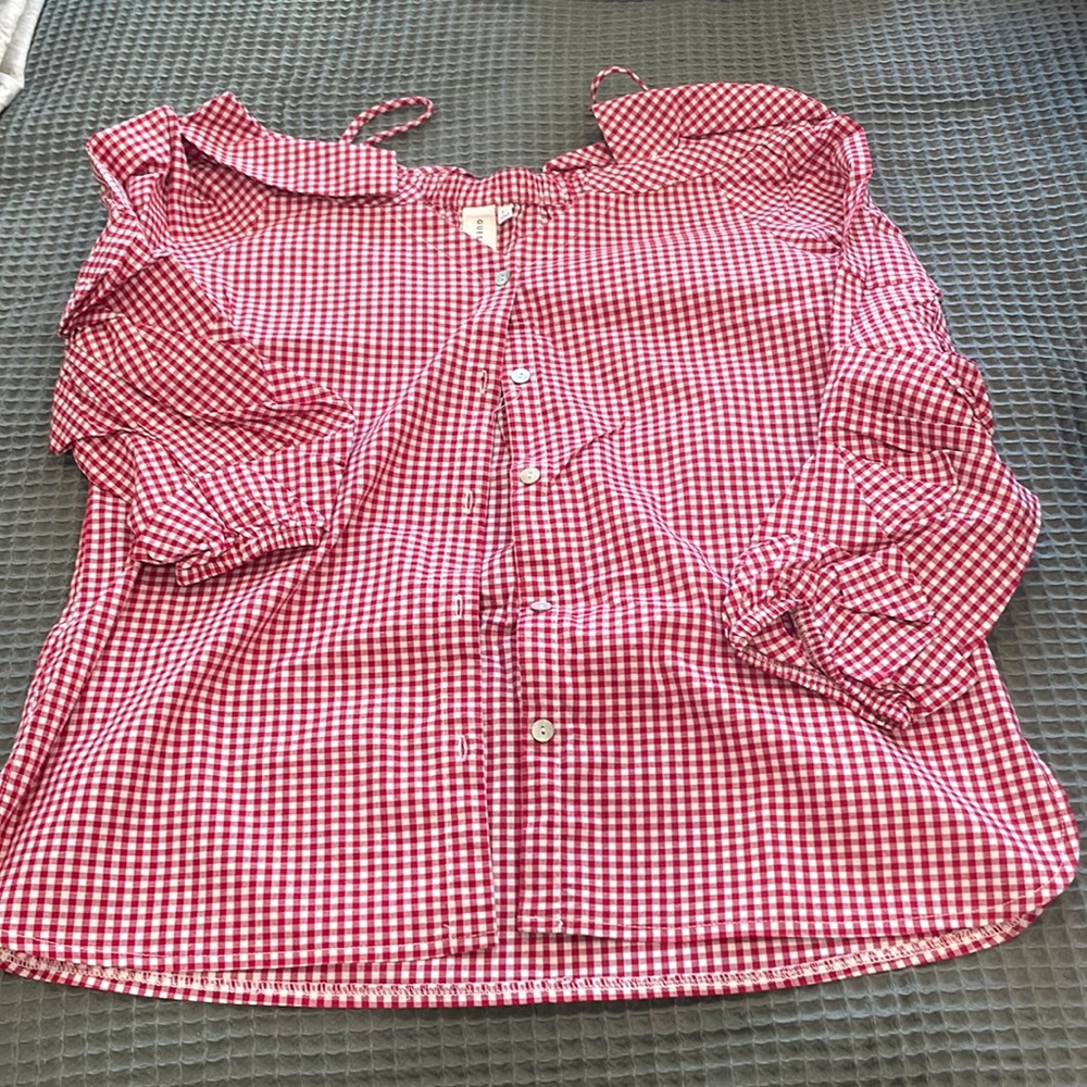 Anthropologie shirt with collar boat